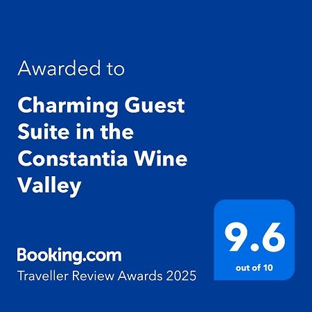 Charming Guest Suite In The Constantia Wine Valley Κέιπ Τάουν Εξωτερικό φωτογραφία